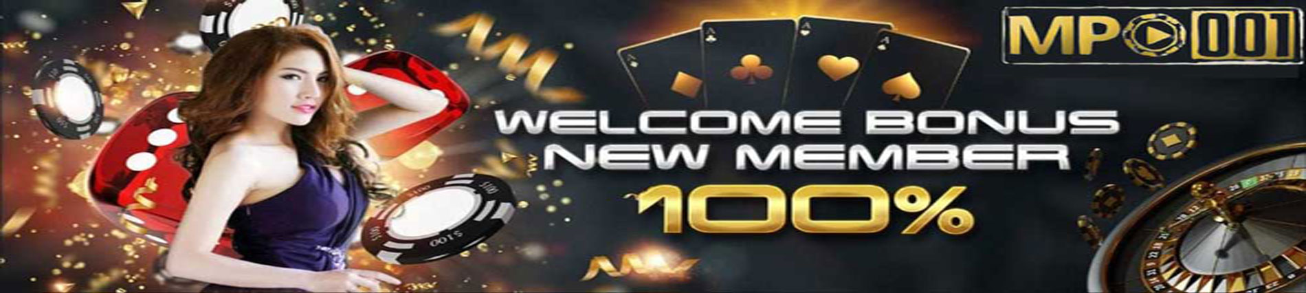 MPO001 welcome bonus 100% all games slot